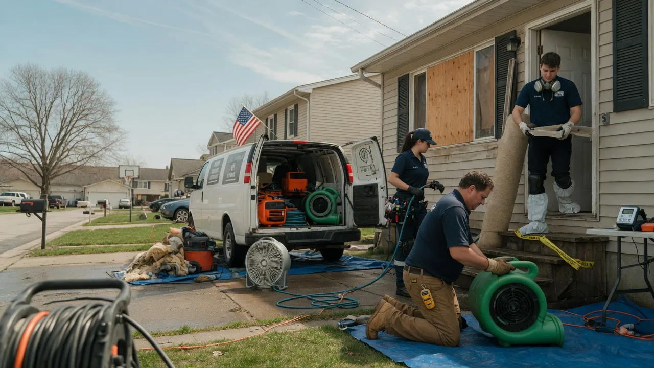 Water Damage Restoration in Rice, VA near me